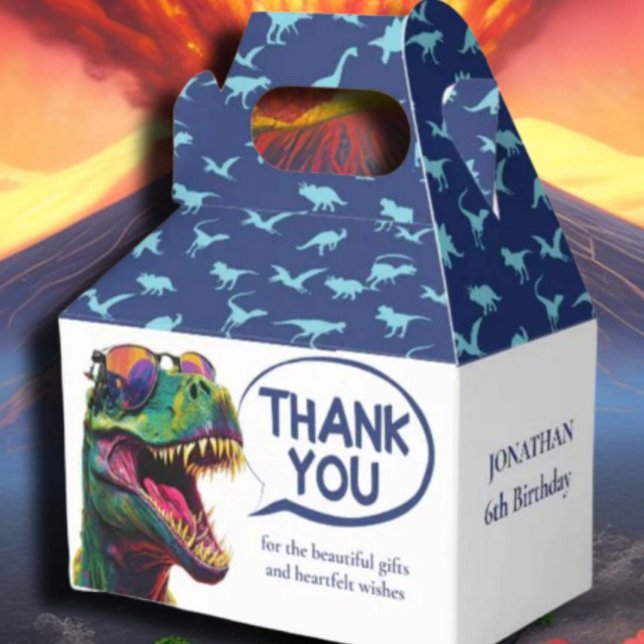 Caja Para Regalos Suministros de Fiesta de dinosaurios AZULES (Some of the popular dinosaur gifts available on Zazzle)