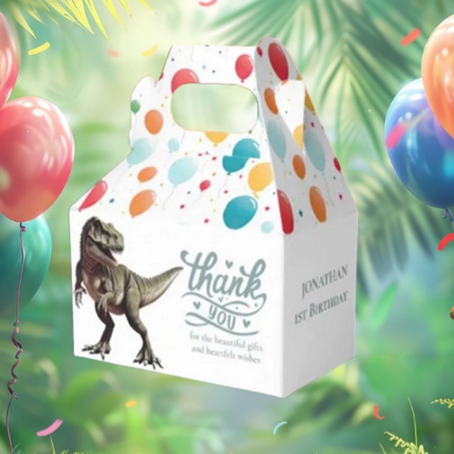 Caja Para Regalos suministros de fiesta de dinosaurios Gray (Get ready for a dino-mite celebration!)