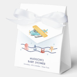 Caja Para Regalos Summer Adventure Sea Airplane Baby Shower