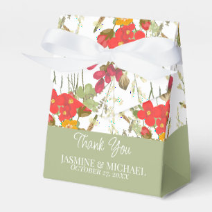 Caja Para Regalos Summer Floral Garden Wildflowers Boda Gracias