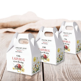 Caja Para Regalos Summer Garden Daisy Little Ladybug Baby Shower 