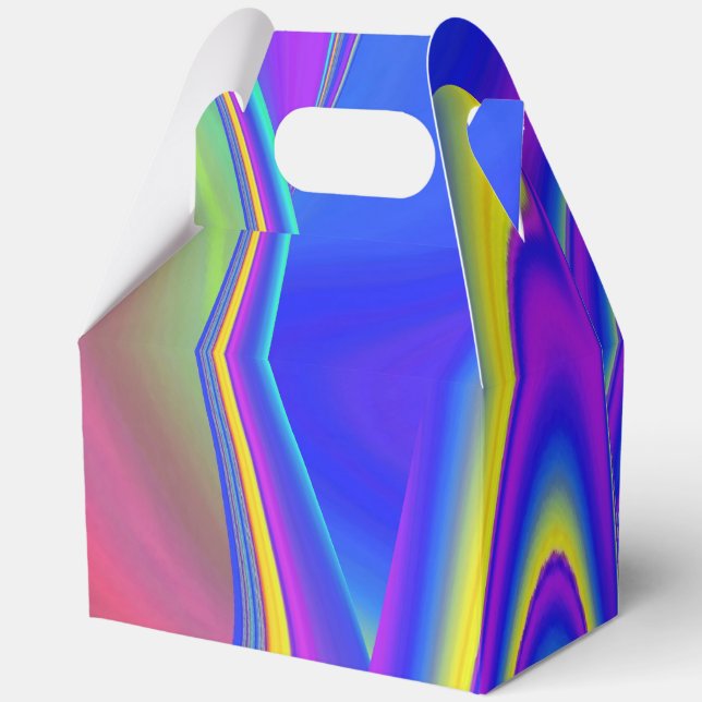 Caja Para Regalos Summerfeeling, Resumen 3D Rainbowart (Anverso)