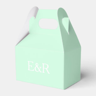 Caja Para Regalos Summermint Pastel Green Mint Boda