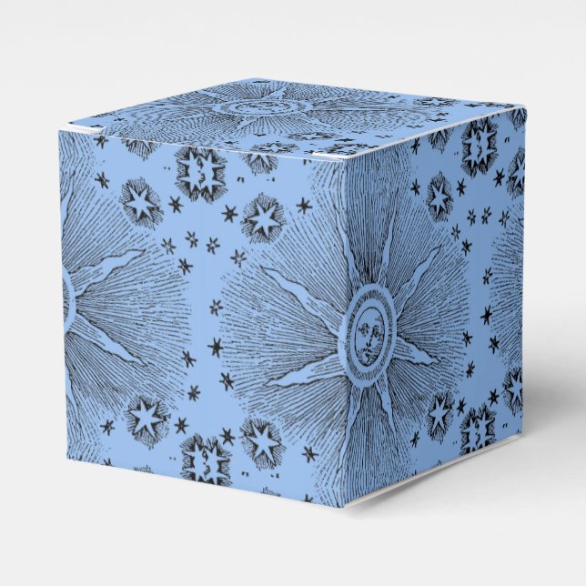 Caja Para Regalos Sun Stars Noche de la antigüedad Cielo Medieval Zo (Costado Anverso)