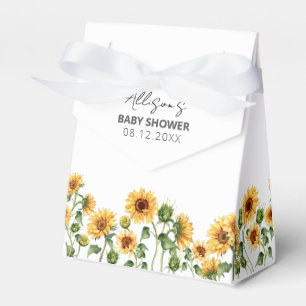 Caja Para Regalos Sunflower Garden Floral Baby Shower