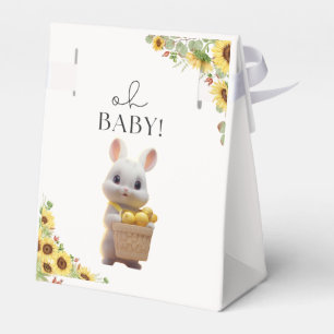 Caja Para Regalos Sunflowers Lemon Citrus Rabbit Summer Baby Shower