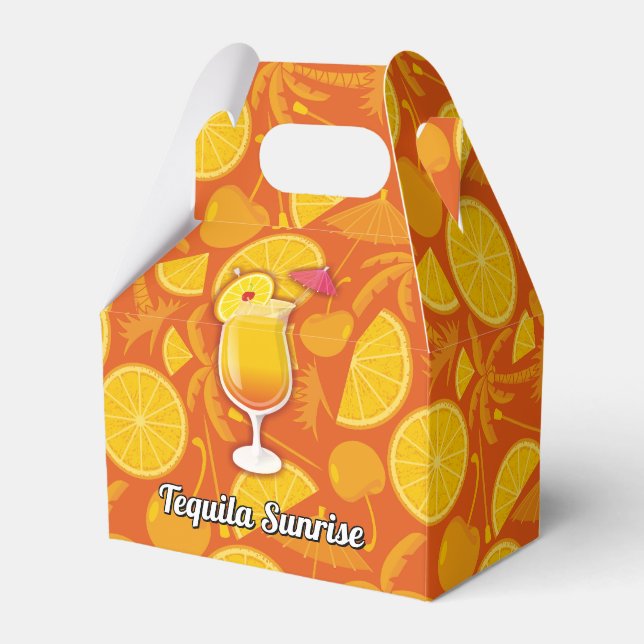 Caja Para Regalos Sunrise Tequila (Front Side)