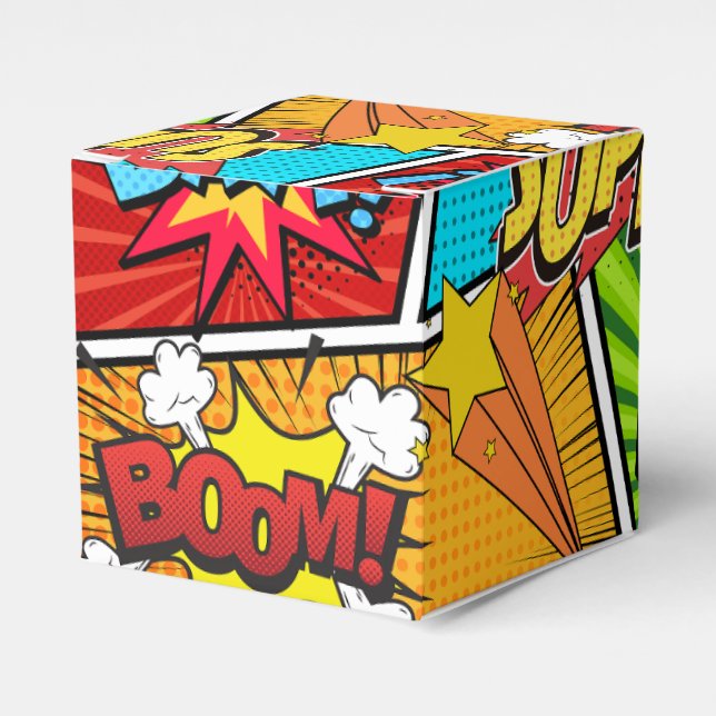 Caja Para Regalos super héroe (Costado Anverso)