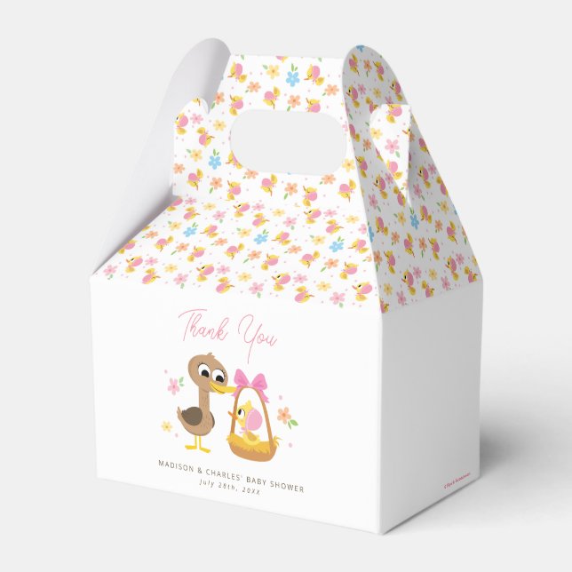 Caja Para Regalos Super Simple | 5 Little Ducks Chica Baby Shower (Front Side)