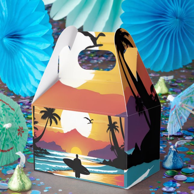 Caja Para Regalos Surfista (Fiesta)