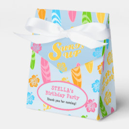Caja Para Regalos Surf's up Girly Birthday Party