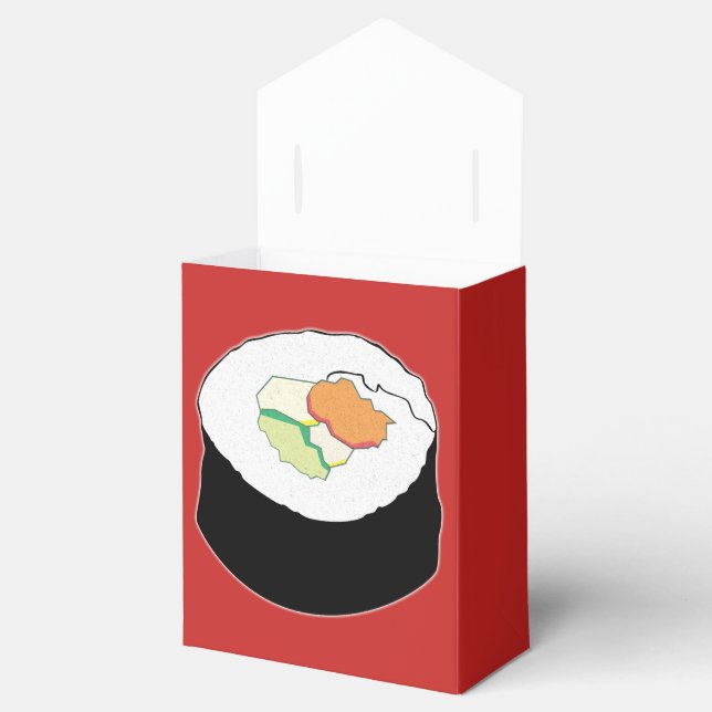 CAJA PARA REGALOS SUSHI (Abierto)