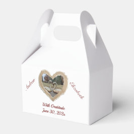 Caja Para Regalos Swans en boda cardíaco