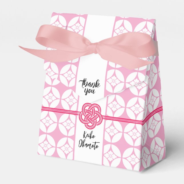 Caja Para Regalos Sweet 16 Sushi fiesta 花 菱 七 宝 紋 Hanabishi Shippo (Front Side)