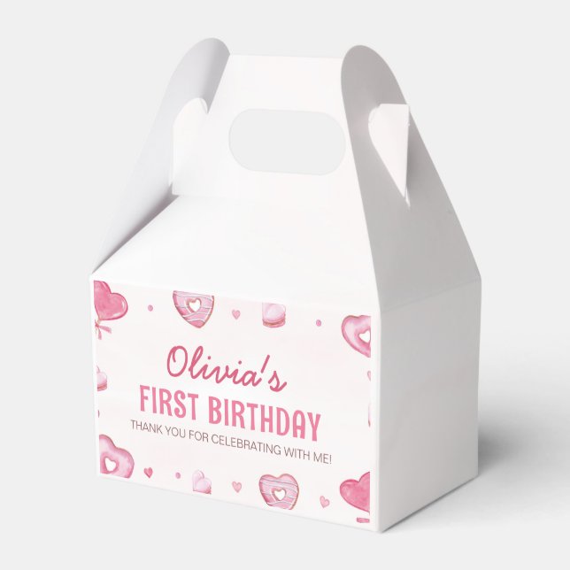 Caja Para Regalos Sweet Celebration Birthday Favor Box (Front Side)