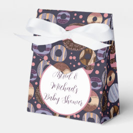 Caja Para Regalos Sweet Donuts Purple Chica Baby Shower