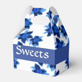 Caja Para Regalos Sweet Little Blue Flowship Box