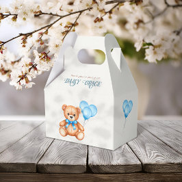Caja Para Regalos Sweet Little Cub Teddy Bear Baby Shower