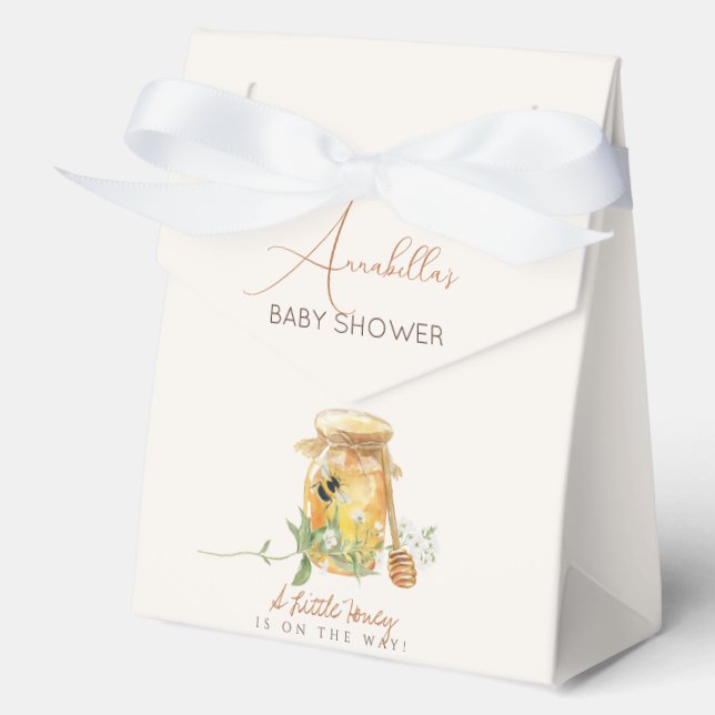 Caja Para Regalos Sweet Little Honey Baby Shower (Anverso)