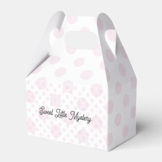 Caja Para Regalos Sweet Little Mystery Pink Polka Dot Favor Box