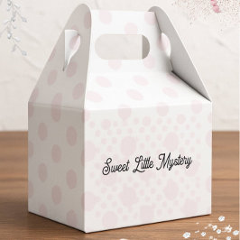 Caja Para Regalos Sweet Little Mystery Pink Polka Dot Favor Box