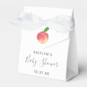Caja Para Regalos Sweet Little Peach Baby Shower