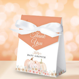 Caja Para Regalos Sweet Pumpkin Floral Baby Shower