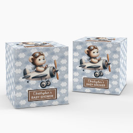 Caja Para Regalos Sweet Teddy Bear Pilot Shower Boy Favorito Box