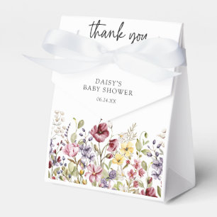 Caja Para Regalos Sweet Wildflower Baby Shower