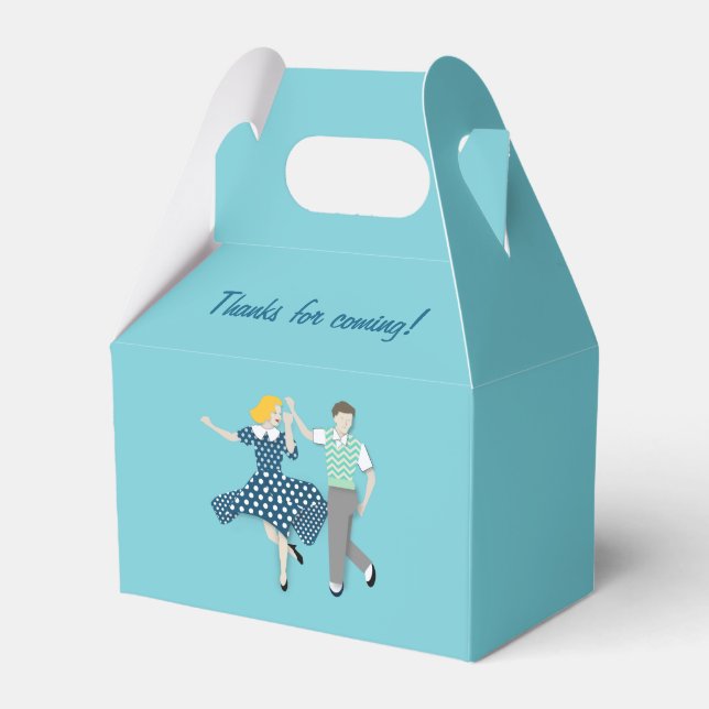 Caja Para Regalos Swing Dance (Reverso)