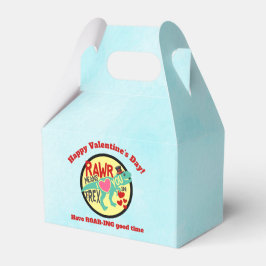 Caja Para Regalos T-Rex en un Top Hat Rawr significa que te amo grac