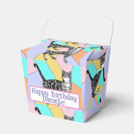 Caja Para Regalos Tabby Cat Pastel Birthday Cats Cake Favorito Box