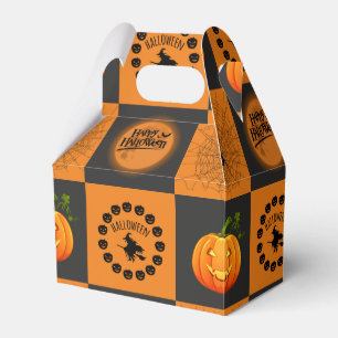 Caja Para Regalos Tablero de ajedrez de Halloween