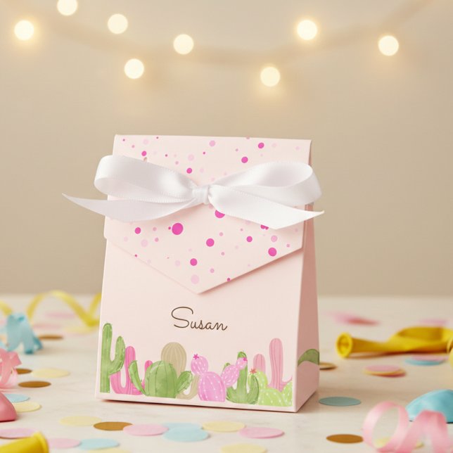 Caja Para Regalos Taco acerca de diversión fiesta de cumpleaños chic (Subido por el creador)