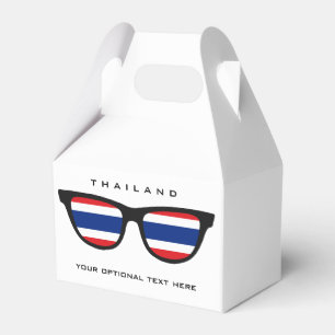 Caja Para Regalos Tailandia Sombra el texto personalizado y el color