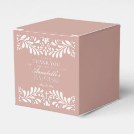 Caja Para Regalos Talavera Rosa Tile Estilo Español Fiesta Baptismo