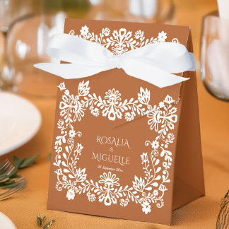 Caja Para Regalos Talavera terracota boda mexicana