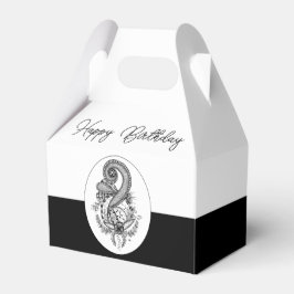 Caja Para Regalos Tangle Art: Florales Motiv - 