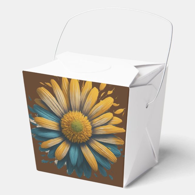 Caja Para Regalos Tapa de diseño de Sunshine Daisy (Anverso)