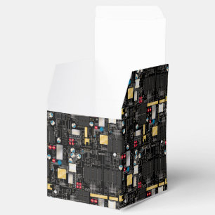 Caja Para Regalos Tarjeta de circuitos negros