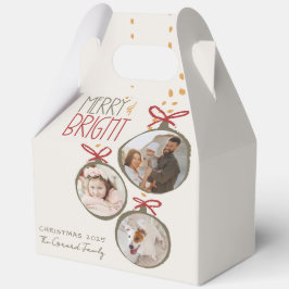 Caja Para Regalos Tarjeta de Navidades de la familia fotográfica 202