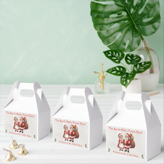 Caja Para Regalos Tarjeta de presentación de negocio de Santa profes (Múltiple)