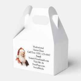 Caja Para Regalos Tarjeta de presentación tradicional de Santa Claus