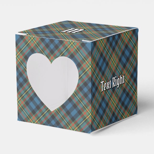 Caja Para Regalos Tartan Antiguo del Clan MacLellan (Anverso)