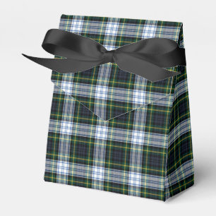 Caja Para Regalos Tartan Clan Gordon White Green Plage