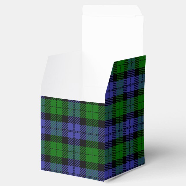 Caja Para Regalos Tartán de Escocia (Abierto)