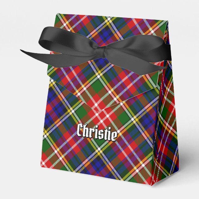 Caja Para Regalos Tartan del Clan Christie (Front Side)