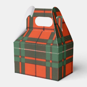 Caja Para Regalos Tartán del escocés de la tela escocesa del clan