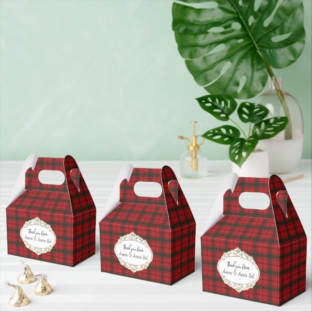 Caja Para Regalos Tartan Escocés Original MacDonald Sleet (Múltiple)