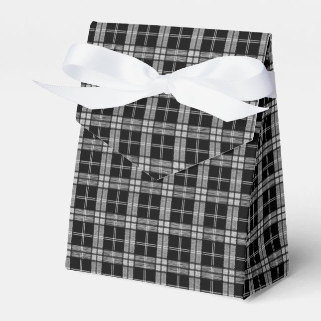Caja Para Regalos Tartán negro (Front Side)